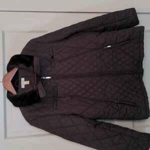 Dress Barn Womens Winter Coat, Brown, Size XL